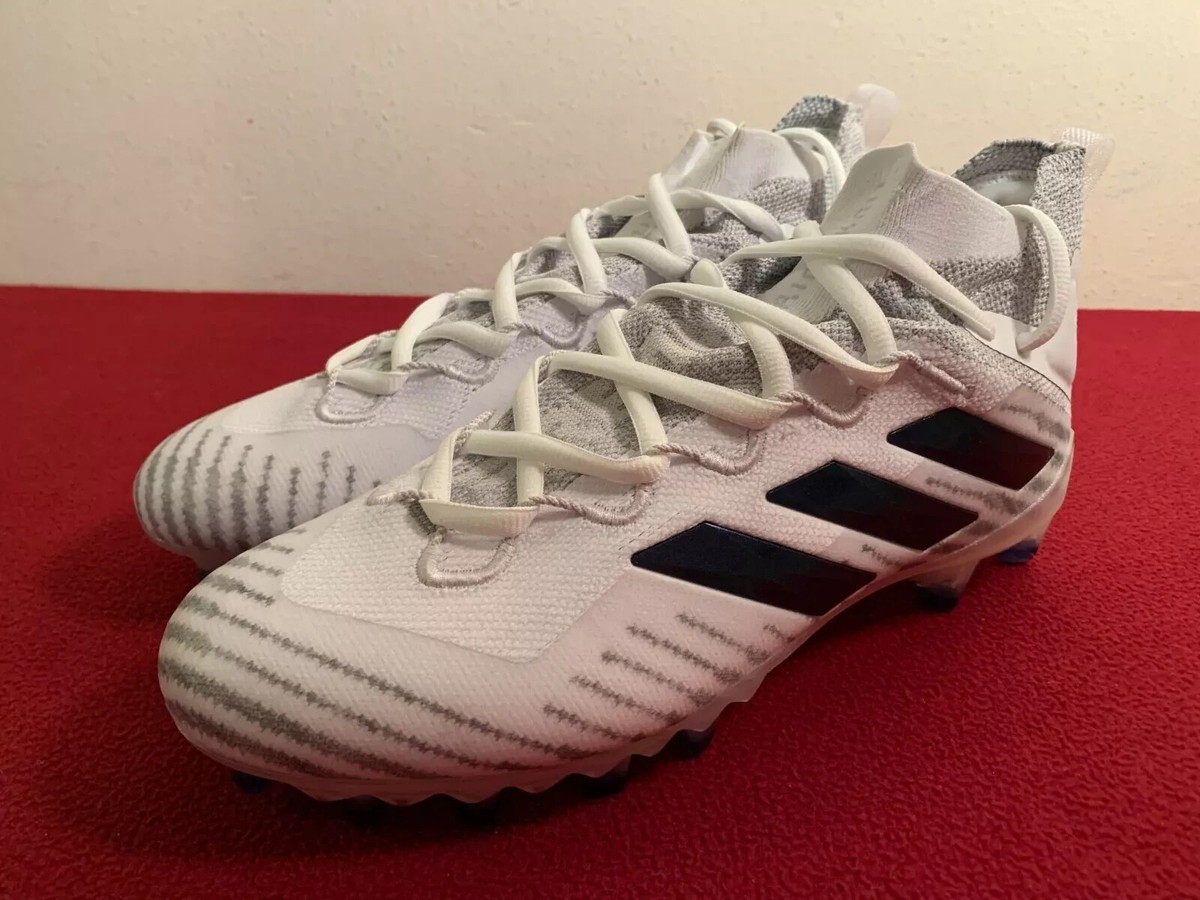 Adidas Freak Ultra Primeknit Boost White Blue Football Cleats