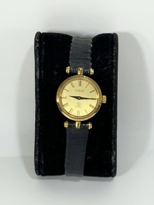 Gucci Watch Vintage Sherry Line 21mm Women\'s Gold X Green Gucci Sherry Line Watch - Etsy New Zealand main image 3