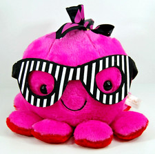 1980s DanDee Collector's Choice Plush Stuffed Animal Octopus Pink Retro 11"