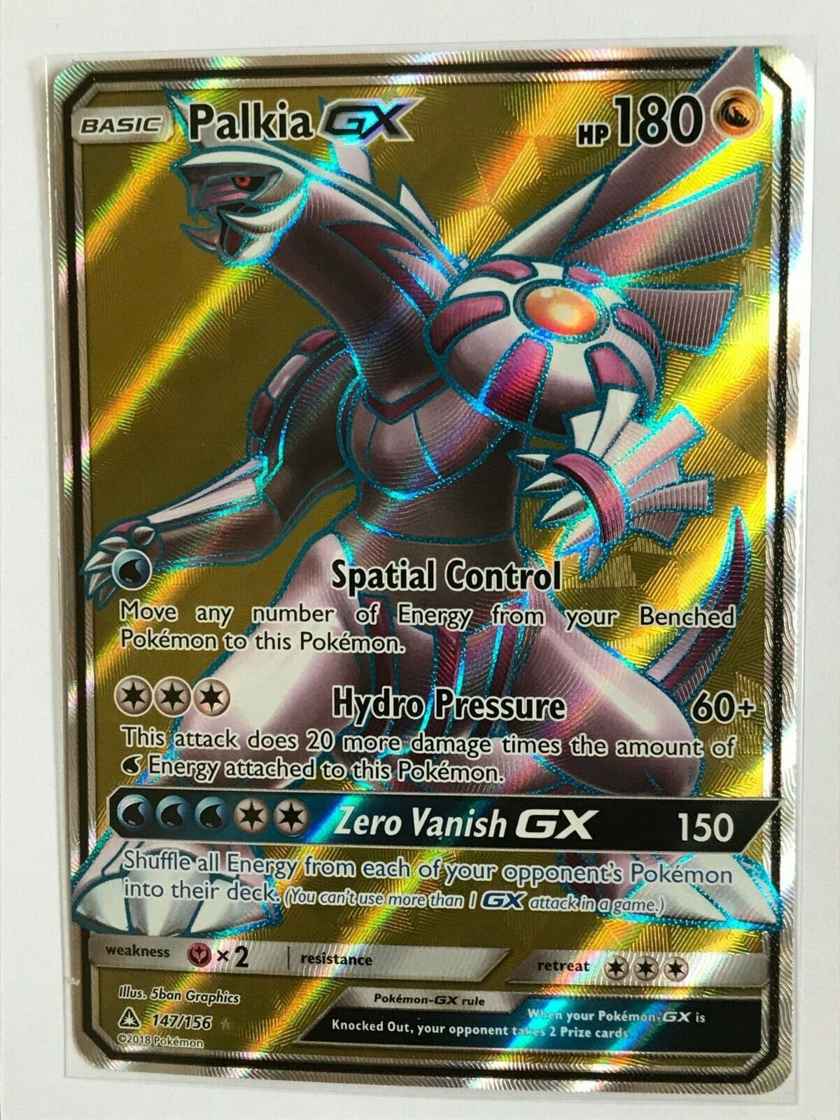 Palkia GX - 147/156 - Full Art Ultra Rare