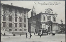 1915 - Pisa - Palace and Church of the Knights where the war trophies were found