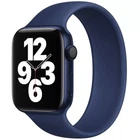 Navy Blue Size #4 38/40mm Silicone Solo Loop Band Compatible With Apple Watch