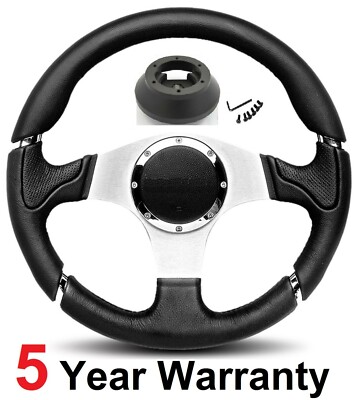 350MM RACE STEERING WHEEL AND BOSS KIT HUB FIT BMW E36 3 SERIES M3 BERLINA COUPE