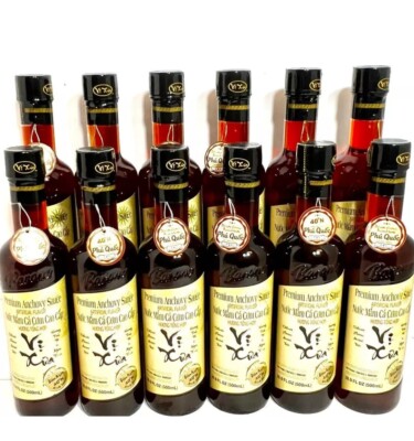 Vi Xua Premium Anchovy Sauce 16.9 oz ( Pack of 12 )~ Exp 5/6/2026