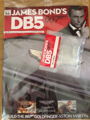 EAGLEMOSS 1/8 BUILD JAMES BOND 007 ASTON MARTIN DB5 ISSUE 56 NEW SEALED WITH MAG