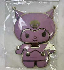 Kuromi Sticker Phone Back Stand With Mirror - Purple