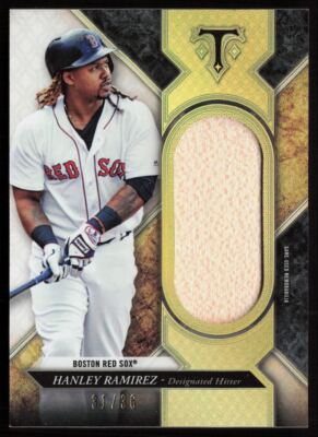 2017 Topps Triple Threads Single Jumbo Unity Relics Hanley Ramirez /36 Boston