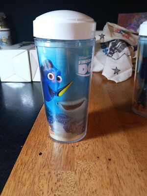 Disney Pixar Finding Dory Tumbler 16oz with Lid  New Disney Nemo Hank no straw