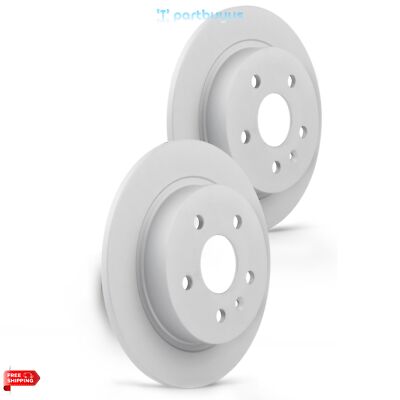 Chevrolet Malibu 2016 Limited 2PC Rear Coated Solid Disc Brake Rotor  569025