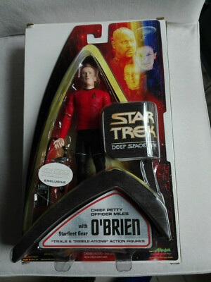 6'' ART ASYLUM Star Trek Figur DS9 CHIEF O`BRIEN rote Uniform DEEP SPACE  *** OVP