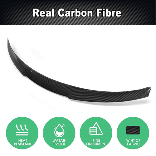 Se adapta a BMW Serie 4 F82 M4 Coupé 2014-2019 alerón trasero de carbono alerón labio - Imagen 5 de 11