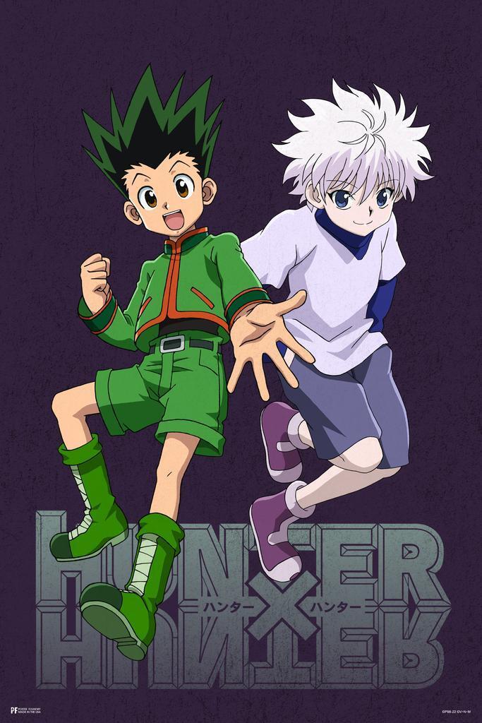 Hunter X Hunter Anime Gon Killua Manga Art Print Poster 16x24