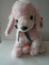 TY Retired Beanie Buddy / Buddies MWMT BRIGITTE THE PINK POODLE 12 inches