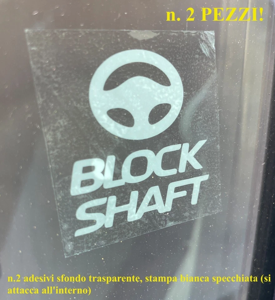 3M ORAFOL Adesivi Sticker Auto Moto antifurto BLOCK SHAFT Tuning camion camper gps tracker