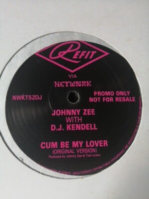 Johnny Zee - Cum Be My Lover 12'' PROMO . EXCELLENT CONDITION 