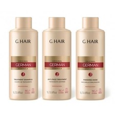 GHair German Brazilian Keratin Treatment Straightening Smoothing Kit 3 x 34oz