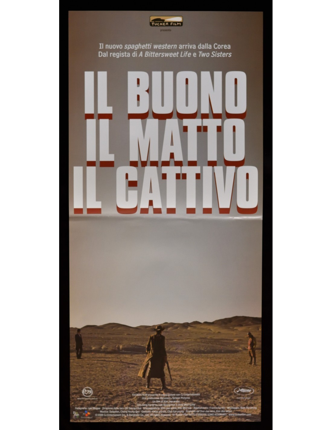 Locandina originale film Il buono, il matto, il cattivo (2008) - Regia di Kim Ji-Woon