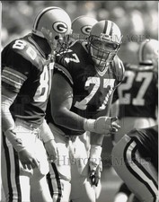 1987 Press Photo Green Bay Packers Football Team Offensive Tackle Tony Mandarich