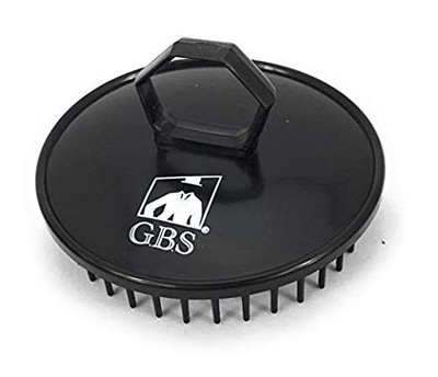 G.B.S Soft Black Scalp Massager Brush for Curly Hair Anti Dandruff Grooming Tool