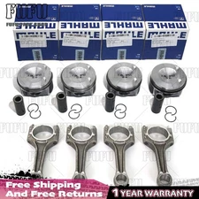 4PCS OEM pistons STD and Genuine Connecting Rods Φ23mm for AUDI A4 Q5 A5 2.0T