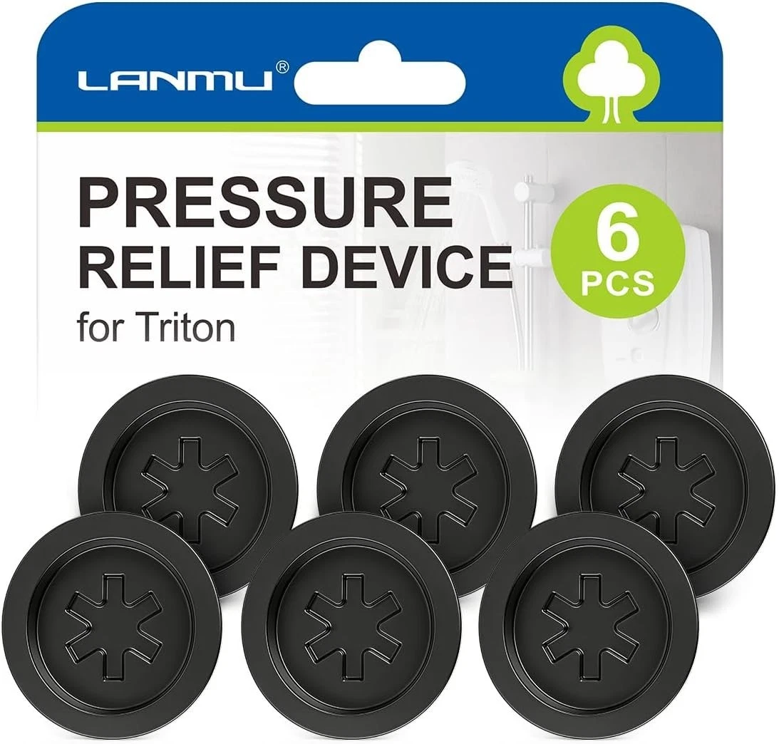 Pressure Relief Device for Triton LANM- 6 Pack PRD Disc Seals Cover Valve Shower - Picture 1 of 7