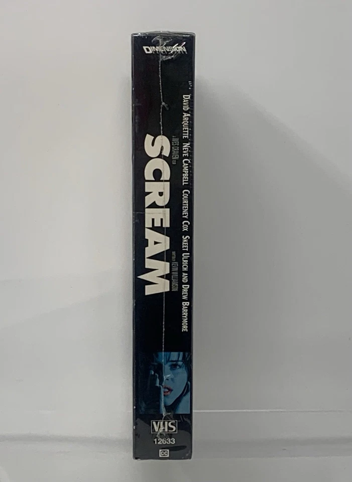 Scream (1996) VHS — Factory Sealed • Neve Campbell Blue Cover • First Print • - Image 4 of 4