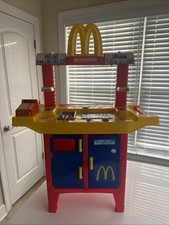 McDonalds Used No Box 2002 Drive Thru Kitchen Set w/Working Sound Incomplete 