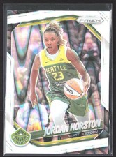 2025 Panini Prizm WNBA #37 Jordan Horston White Seismic Prizms