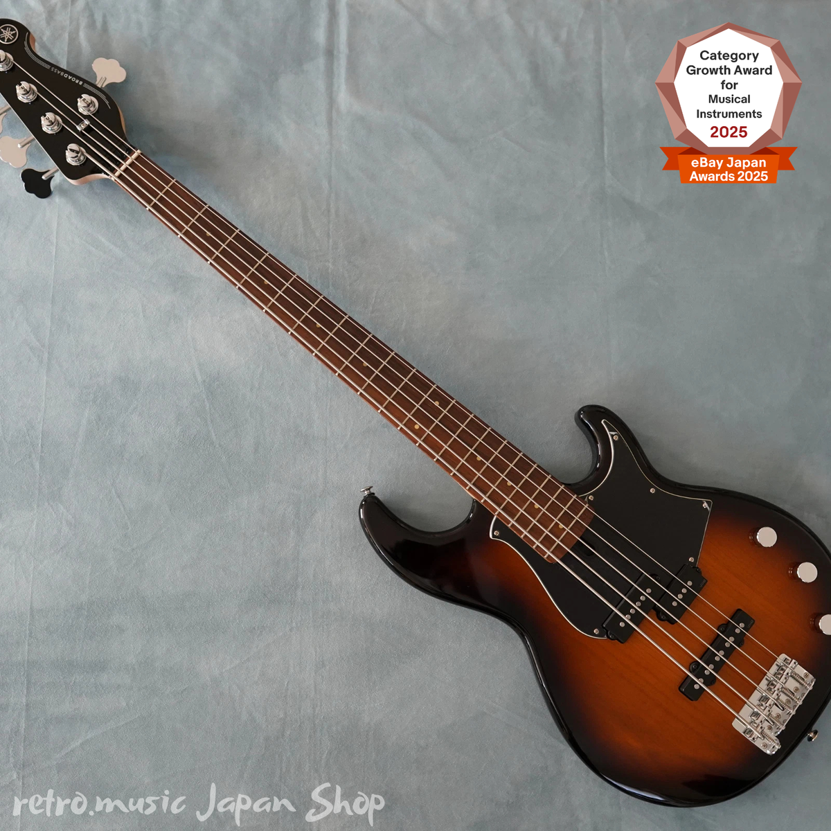 Yamaha BB435 TBS Tobacco Brown Sunburst 5-String PJ Passive Bass