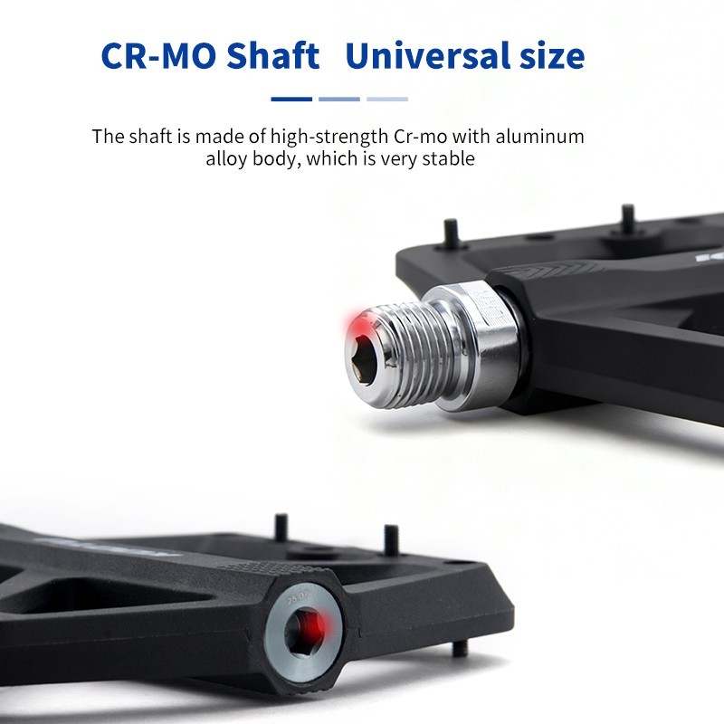 KOOTU Super Grip Mountain bike pedals, 9/16 standard , replaceable nails design