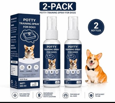 2-pack Potty Training Spray for Dogs 3.51 FL OZ Each NEW Sealed