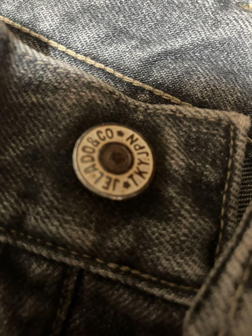 Jelado Last Resort 66 Black Denim Pants 36 Vintage Faded Jelado Last Resort 66 Black Denim Pants 36 Vintage Faded