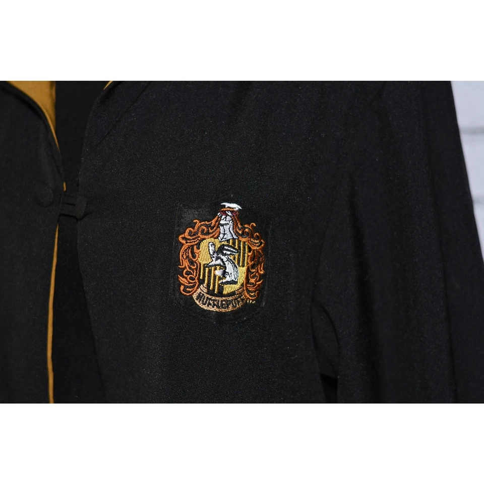 MAGARTING Mundo de Harry Potter Hufflepuff Bata Capa Universal Studios Adulto XS Foto 4 de 4