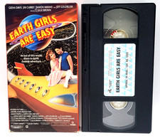 Earth Girls Are Easy (VHS, 1988) Vestron - Geena Davis Jeff Goldblum Jim Carrey
