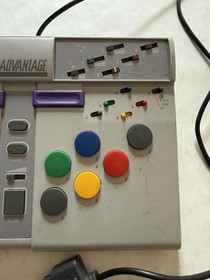 AsciiWare Super Advantage Joystick Controller (Super Nintendo SNES) Untested