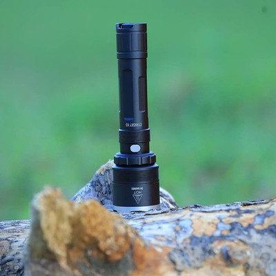Cyansky Multi Colour Hunting Flashlight 1300 Lumens 400m / Torch