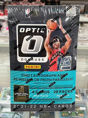 2021-22 Donruss Optic FOTL Basketball HOBBY BOX 1 Autograph Factory Sealed