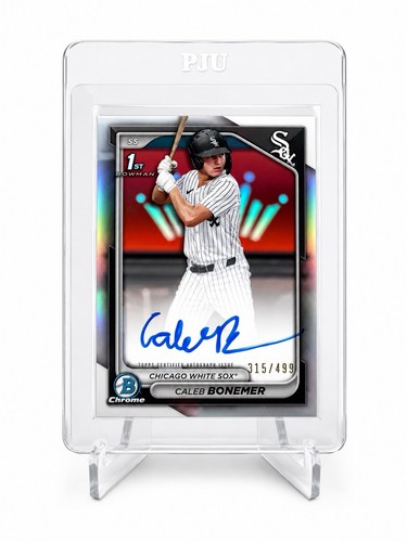 CALEB BONEMER 2024 Bowman Draft Chrome 1st Refractor AUTO #/499