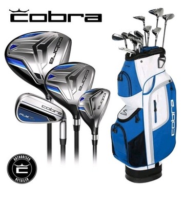 Cobra Fly XL Full Golf Set 13-teilig mit Tasche Stiff Flex Rechtshänder *NEU*