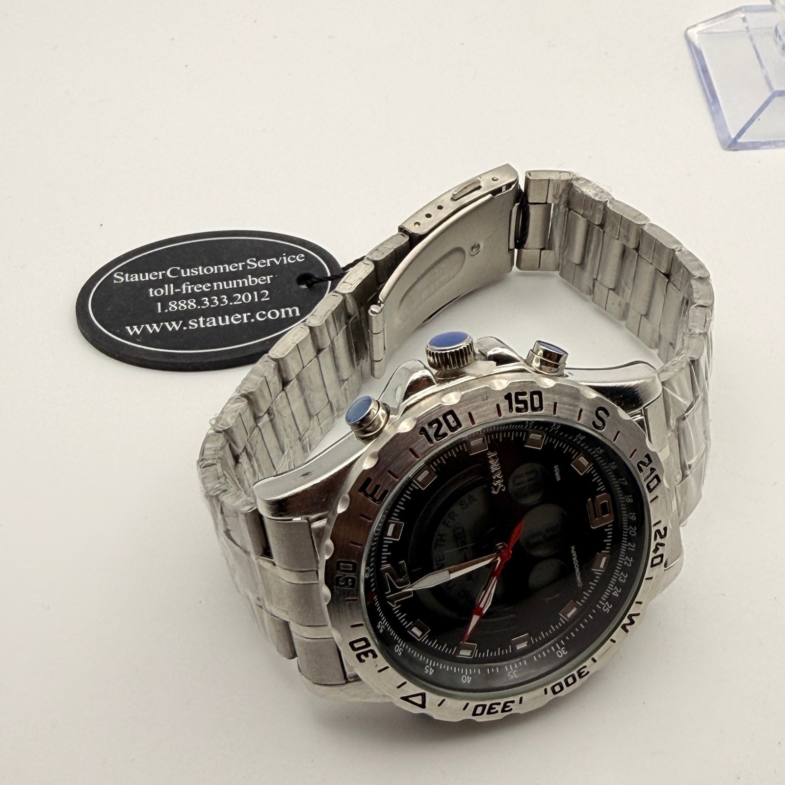 Stauer Compendium Hybrid Chronograph Watch - Oversized Sporty Timepiece image 4