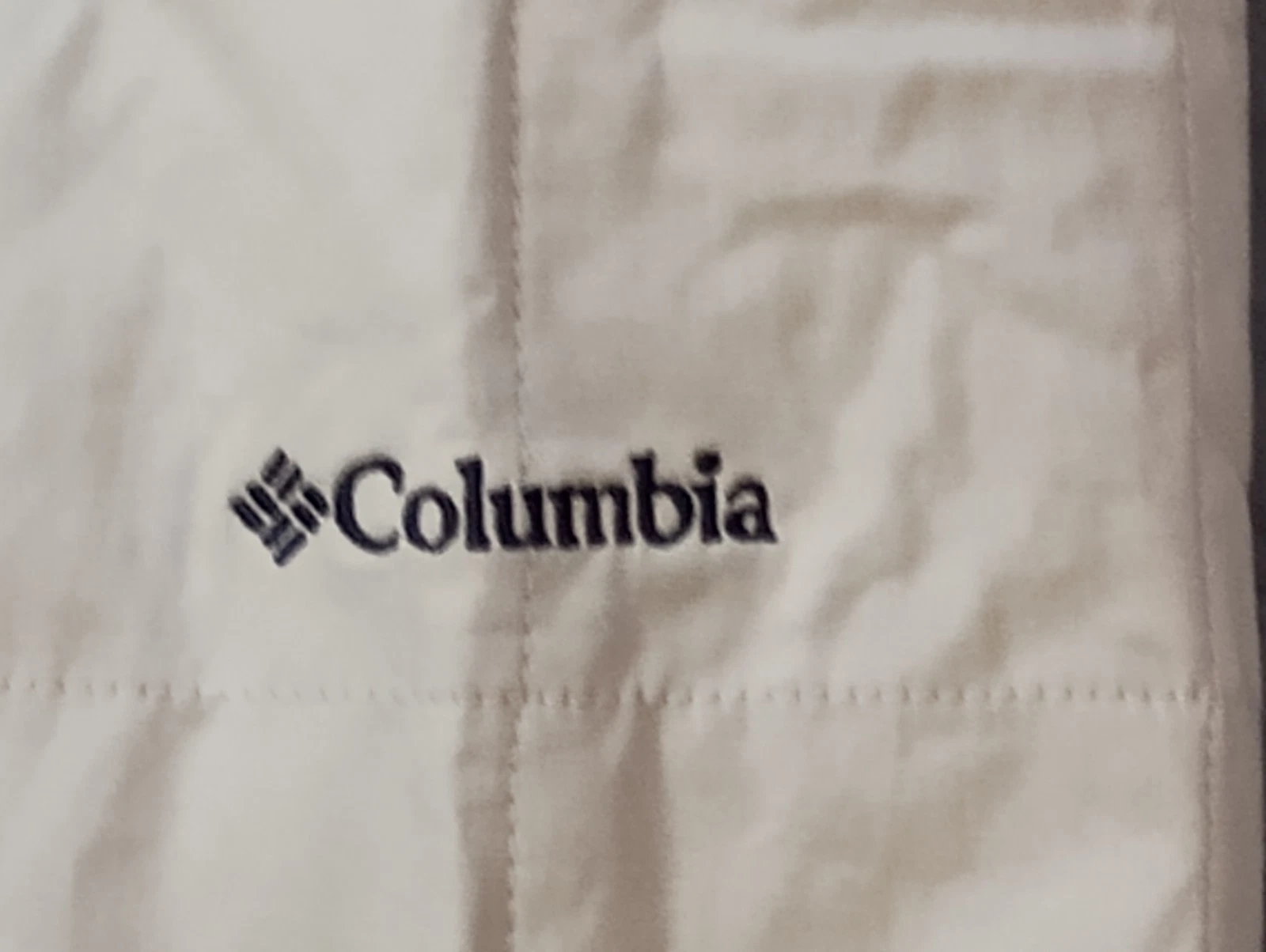 Michigan Wolverines Columbia Quilted Shirt Snap Jacket Tan Mens S Fits M/L NWT image 5