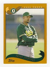 2002 Topps David Justice #404 Athletics