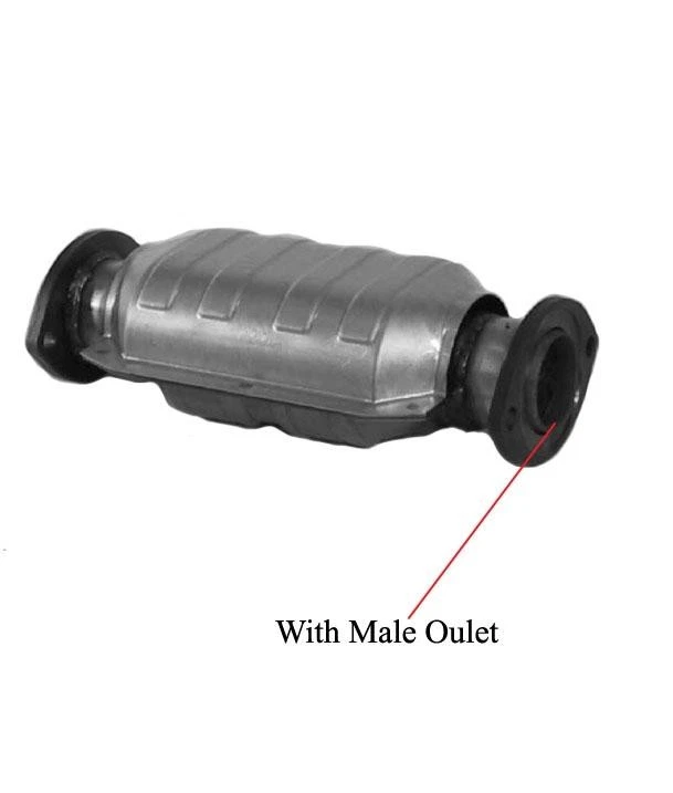 Convertidor catalítico 16288 convertidor de 12,5 pulgadas con tomas macho debe comprobar Foto 2 de 4