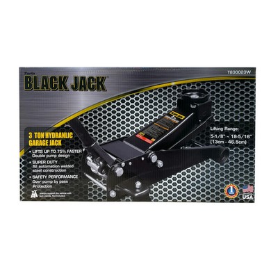 Black Jack T830023W 3 Ton Garage Jack Dual Piston Black | eBay