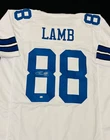 Ceedee Lamb Dallas Cowboys Signed Football Jersey COA