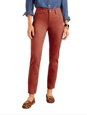 Just Black Coral Stretch Crop Jeans