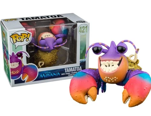 Funko Pop! Vinyl Disney  Tamatoa #421 Moana Crab Treasure Gold