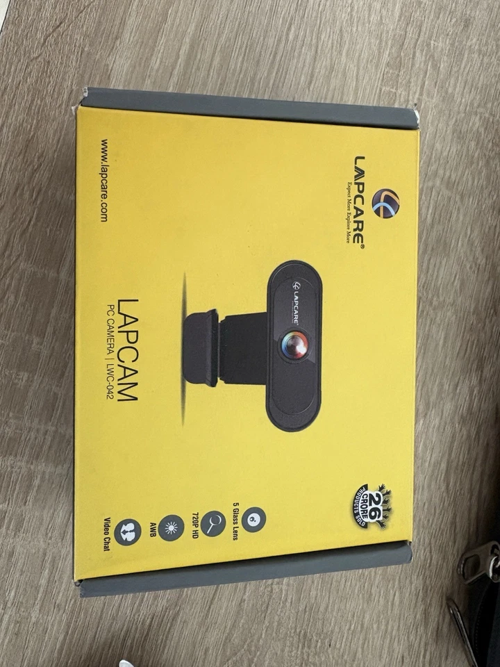 Lapcare LWC-042 HD 720p Webcam mit Mikrofon - WIE NEU OVP Inkl. OVP
