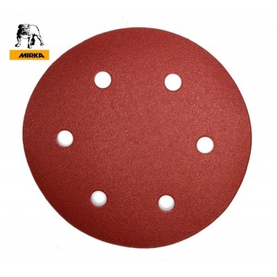 225 mm 9 Zoll Schleifscheiben Trockenbau Schleifpapier Klett MIRKA 6 Loch