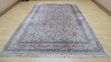 Large Oriental Carpet Rug Hand Made Wool Vintage Living Room 9ft 3" x 6ft 3"
